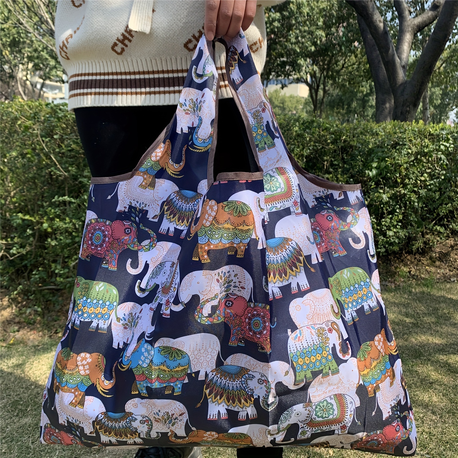 New Nylon Tote Bag Anime Cute Waterproof Embroidery Shopping Bag Shoulder Handbag Women Casual Large
