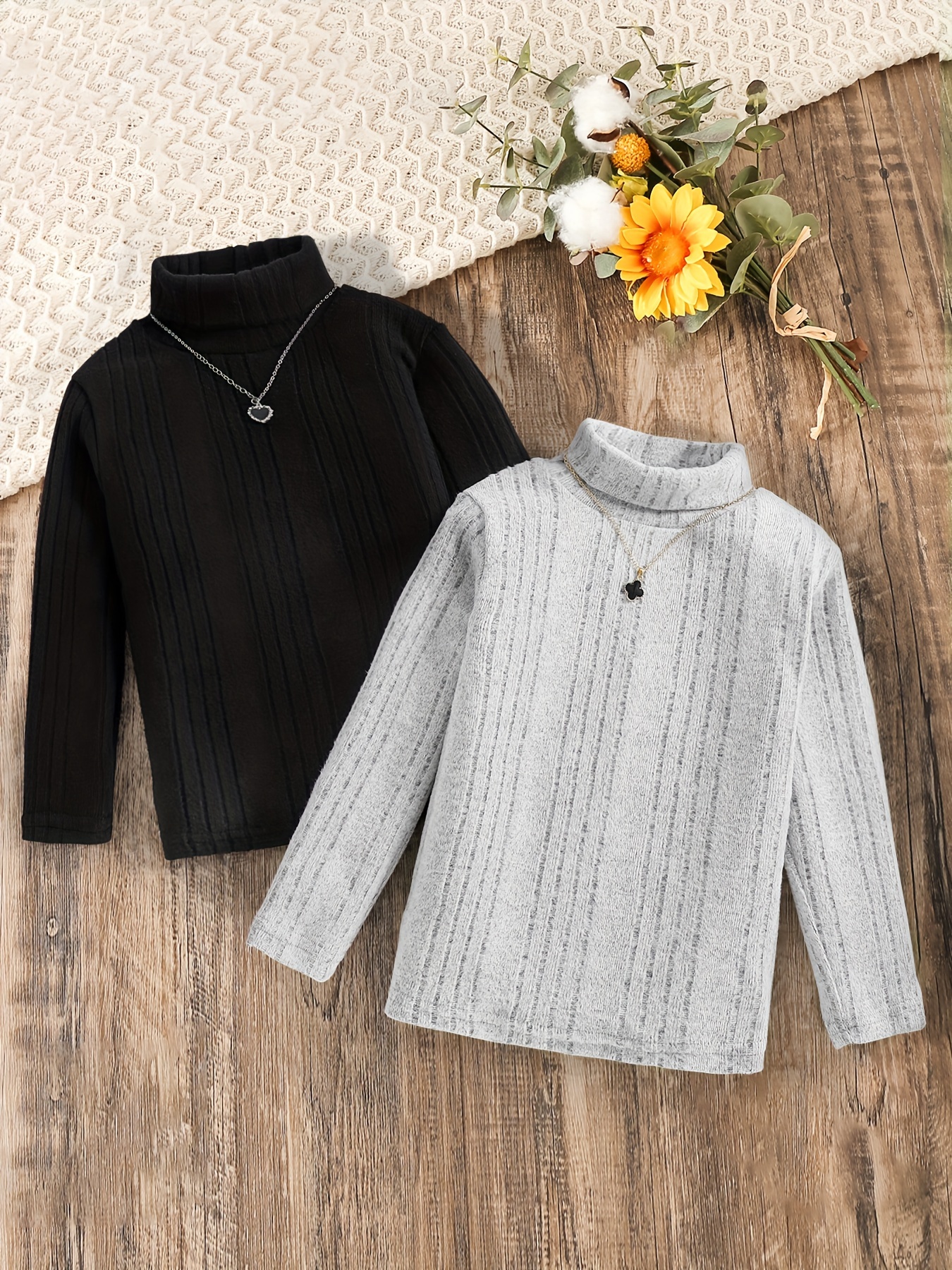 Girls cowl 2024 neck sweater