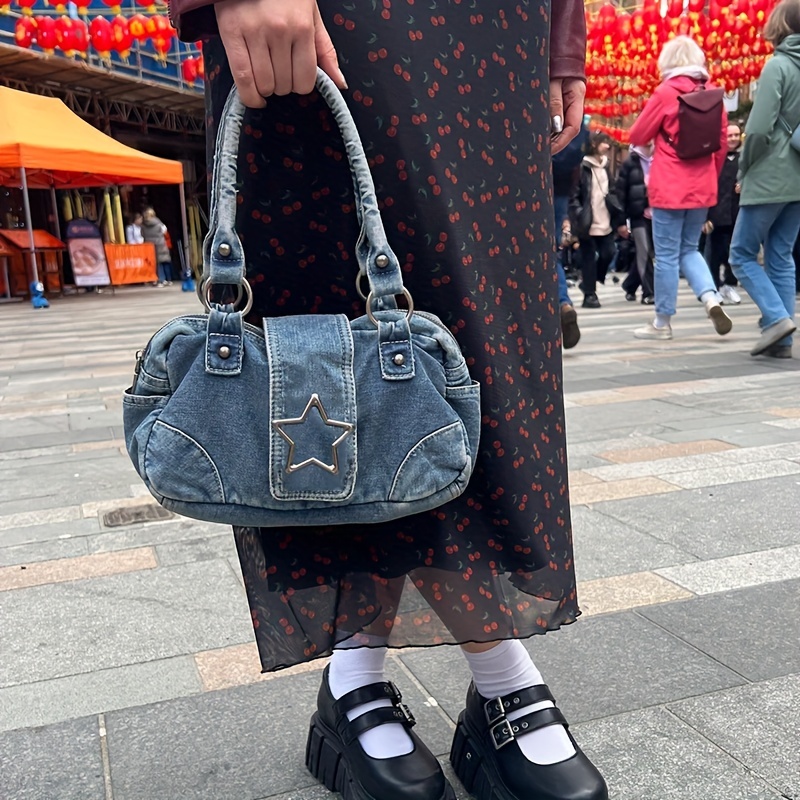 Bolso De Espejo De Charol, Bolso De Media Luna Y2K, Bolso Cruzado De Cadena  De Moda Para Mujer - Temu