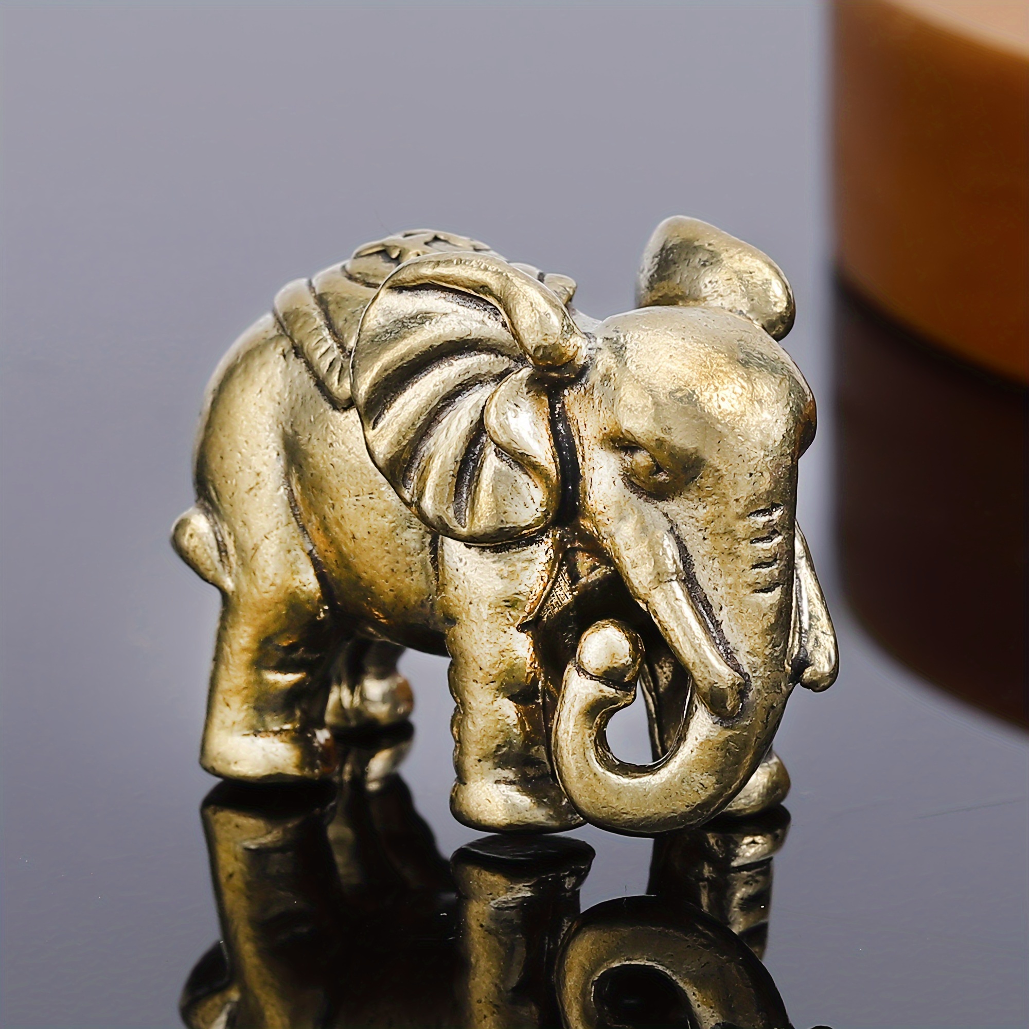 Small Elephant Figurine - Temu