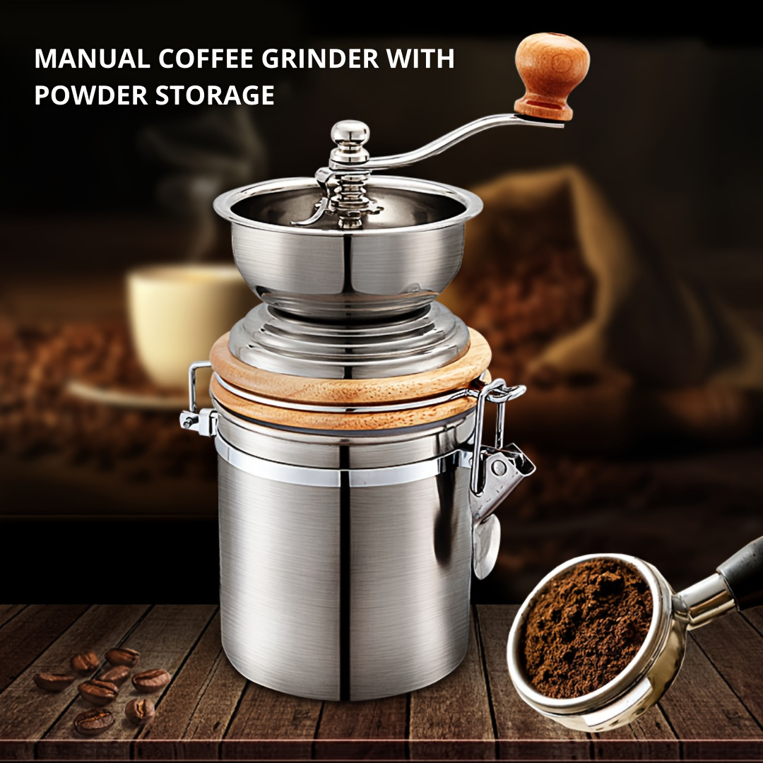 Coffee Grinder 3.50z Electric Coffee Grinder With One-touch Push-rtbutton  Control Kitchen Accessories For Beans, Spices And More, 8stainless Steel  Blades Quiet Spice Grinder (us Plug) - Temu