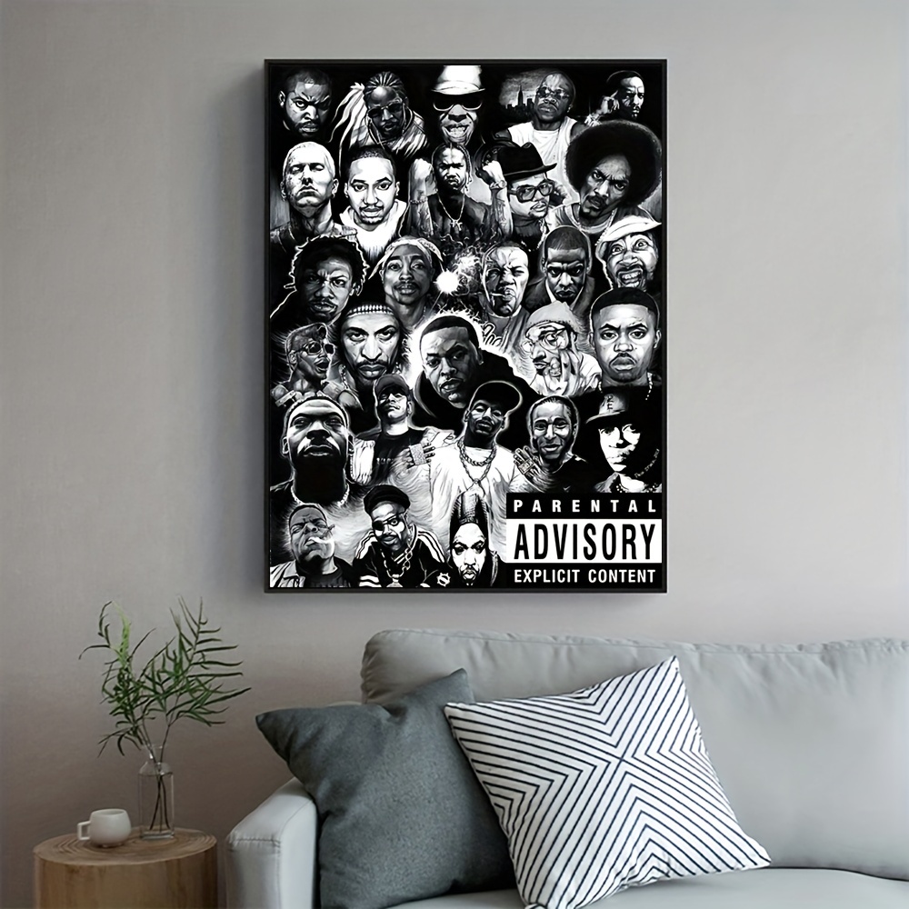 Tedua Poster Rapper Singer Music Album Vita vera mixtape Canvas Painting  Wall Art Poster e stampe decorazioni per la casa - AliExpress