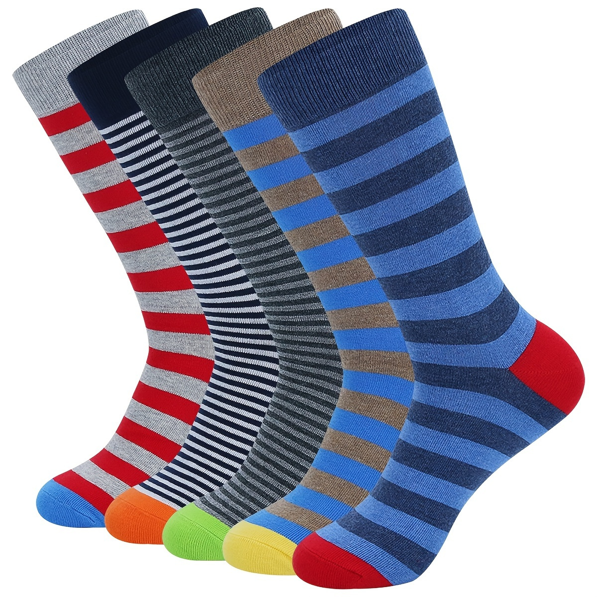 Soft Breathable Five Toe Socks Colorblock Cotton Ankle Socks - Temu Canada