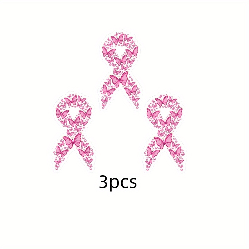 Breast Cancer Survivor Pink Ribbon Decorative Car Truck Decal Window  Sticker Vinyl Die-Cut Awareness Disease Support