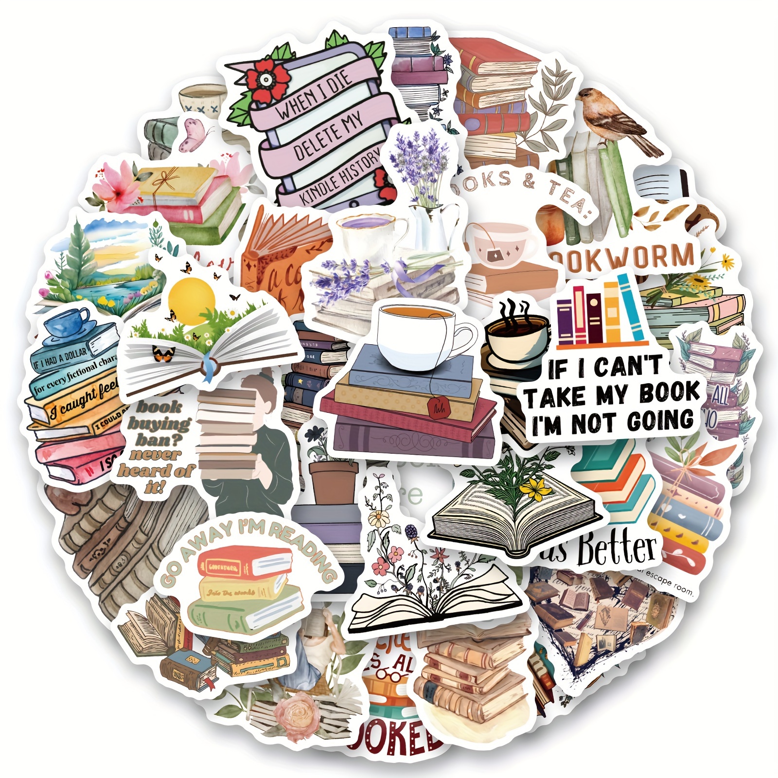 Book Stickers - Free Shipping For New Users - Temu United Kingdom