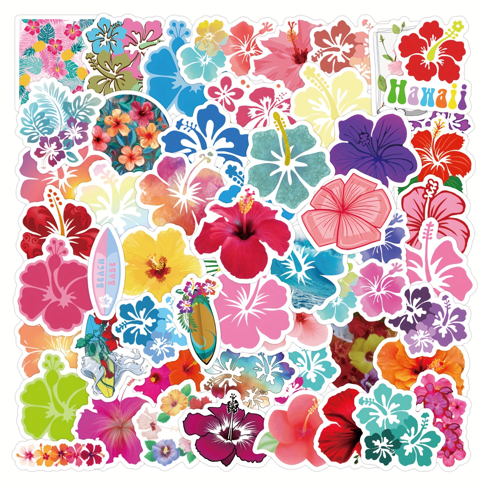 Hibiskus Tribal Design Aufkleber Blume von Klebe-X jetzt Online kaufen!