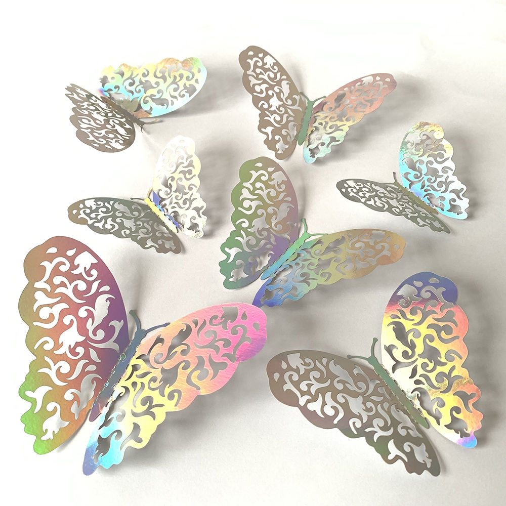 3D Colorful Butterfly Wall Stickers Living Room Wall Decoration