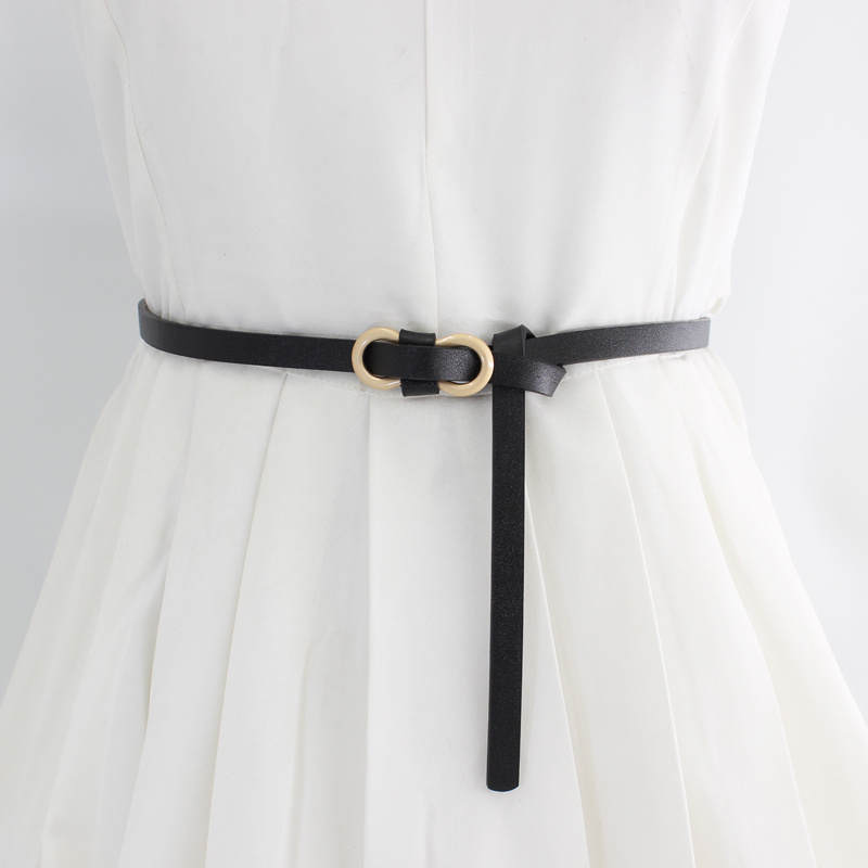 Fashion Ladies versatile pearl buckle telescopic waist belt for women's  belts Dress Sweater Coat Clothing Accessories