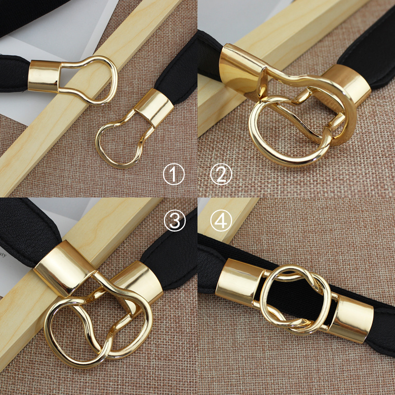 Double Cross Leather Belt