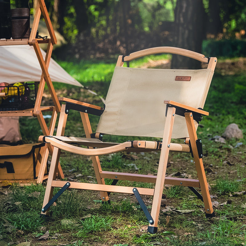 KORAMAN Vierer-Sessel zusammenklappbarer Campingstuhl mit Stahlrahmen und  hoher Rückenlehne, mit Getränkehalter, strapazierfähig mit abnehmbarer