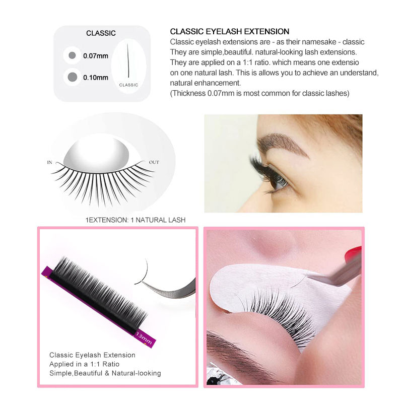 Volume Mink Eyelash Extensions for Dramatic Makeup Look