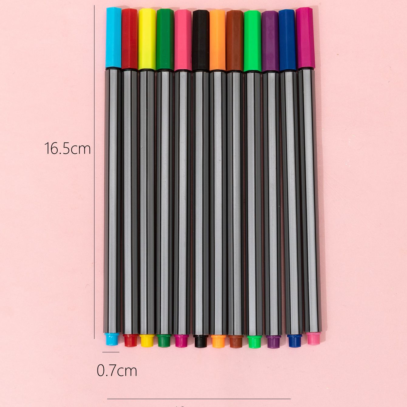 12 Colors/Set Writing Drawing Pens, Double Line Outline Pen Bullet Journal  Pens, Colored Permanent Marker Pens, Signature Check-in Pen Color Handbook
