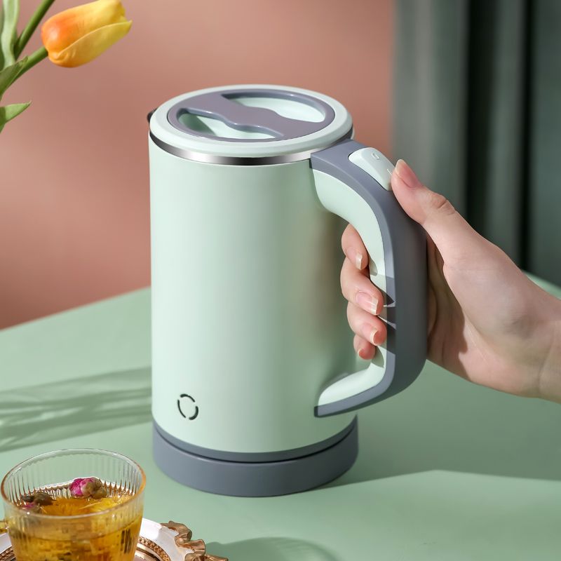 Portable Electric Kettle Small Stainless Steel Portable - Temu