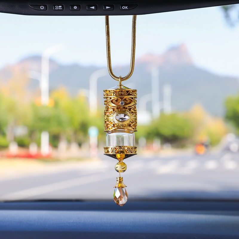 

Upgrade Your Car's Look & Smell With These Stylish Aromatherapy Hanging Empty Bottle Car Accessories! (no Fragrance Oil)