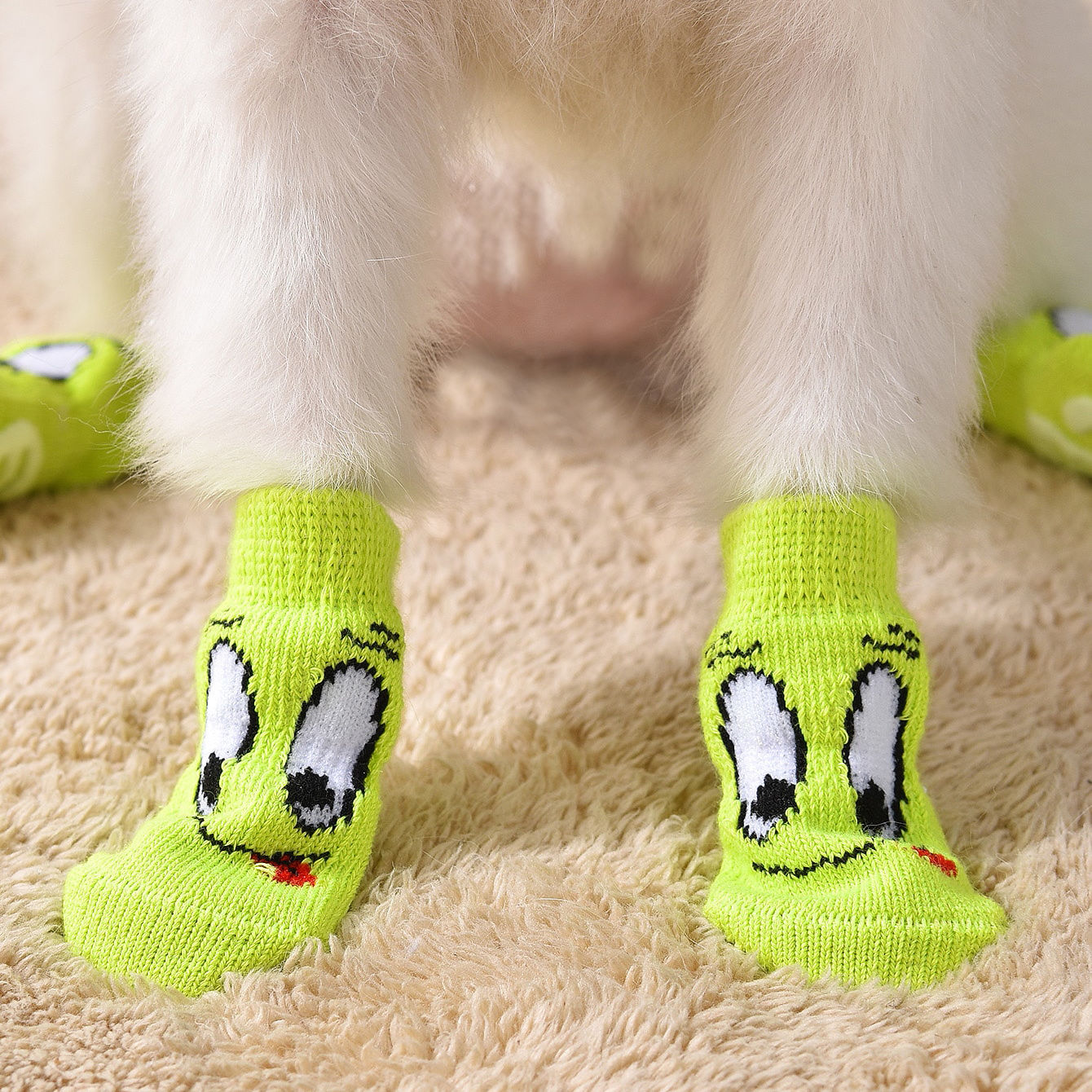 Keep Your Puppys Paws Protected With Anti Scratch Anti Dirty Non Slip Dog  Socks, Shop Now For Limited-time Deals