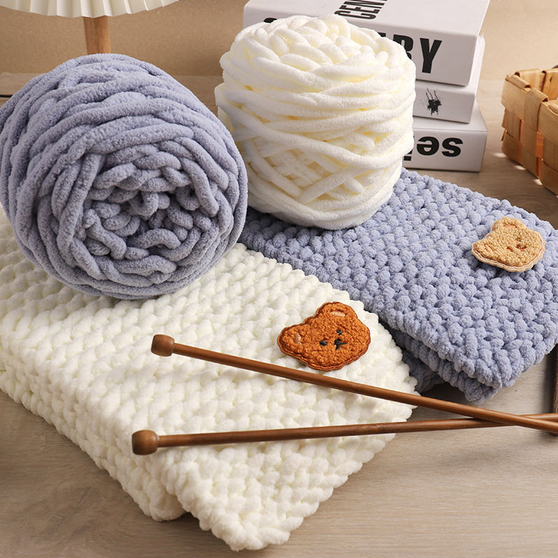 Knit Yarn With Bear Accessories Set Soft Warm Yarn For - Temu