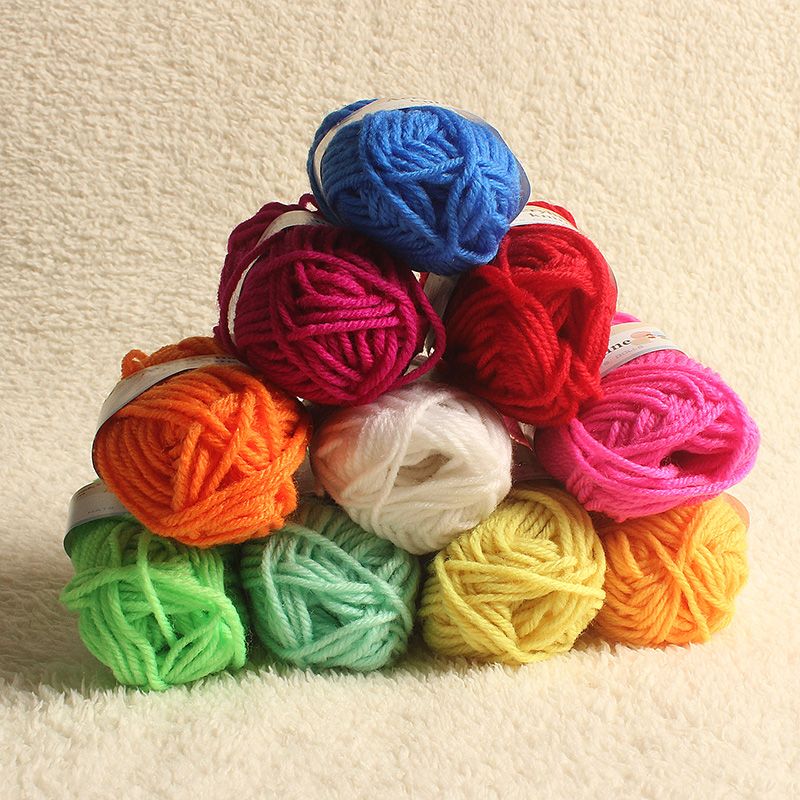 Multicolor Yarn Crochet Craft Yarn For Crocheting And - Temu Mexico