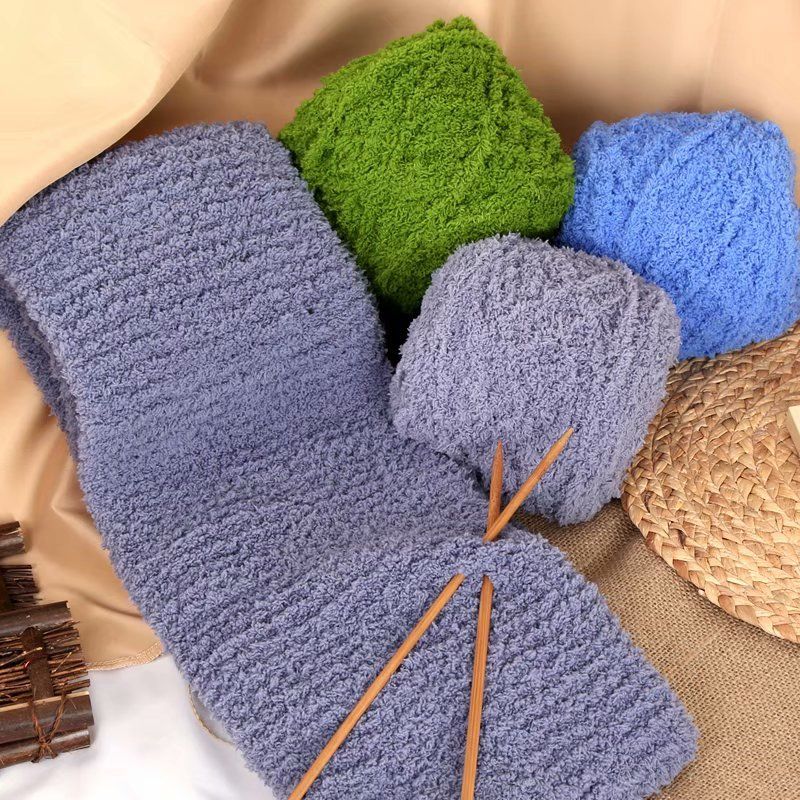 Soft Coral Fleece Yarn 3 Skeins Knitting Hand Knitting Yarn DIY Craft Yarn  for Knitting Bags Hats Dolls - 45 Wholesale