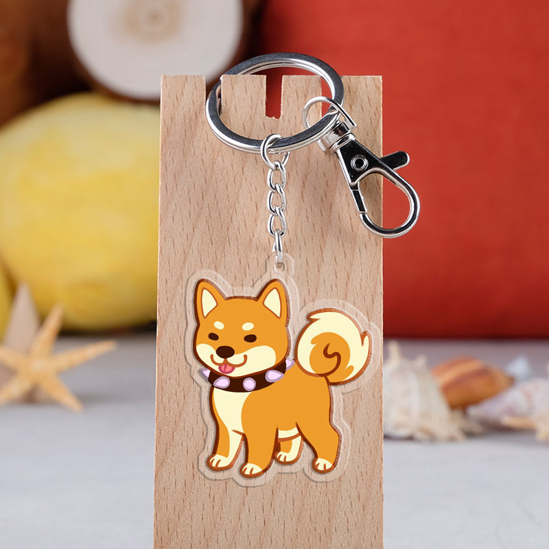 Cute dog sale keychains