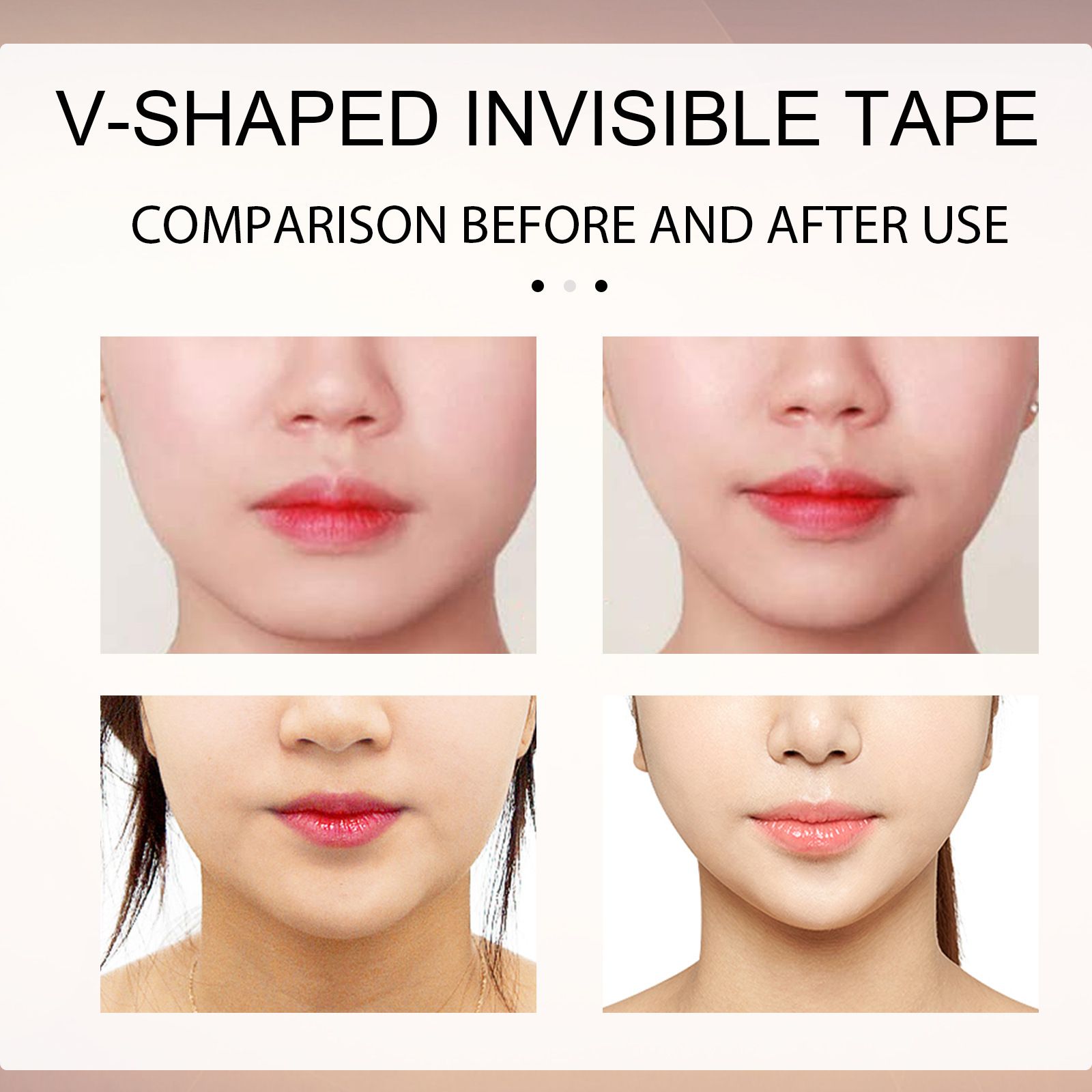 40 pcs Instant Face Lift Tape, V-Shape Stickers