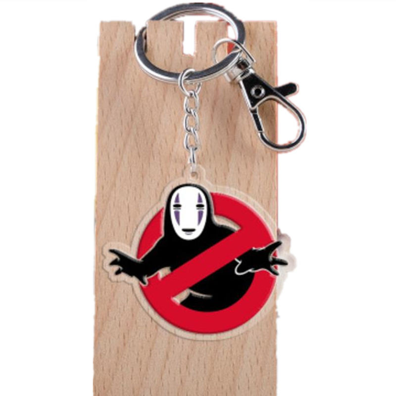 Keychains Japan Anime Spirited Away No Face Man Figure Keychain For Women  Key Chains Ring Car Bag Pendent Charm Jewe…