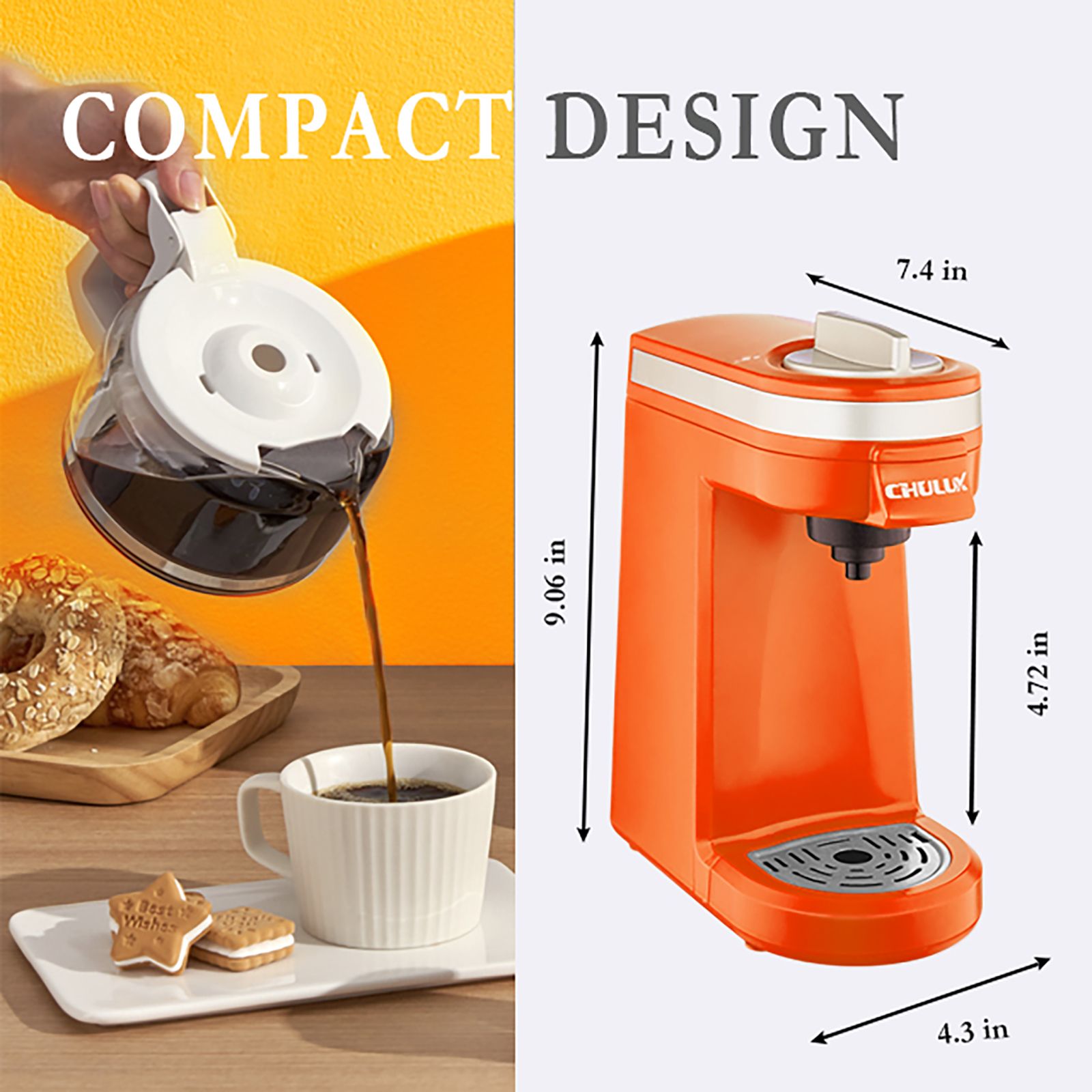 Single Serve Coffee Maker Compatible With Single Cup Capsule - Temu