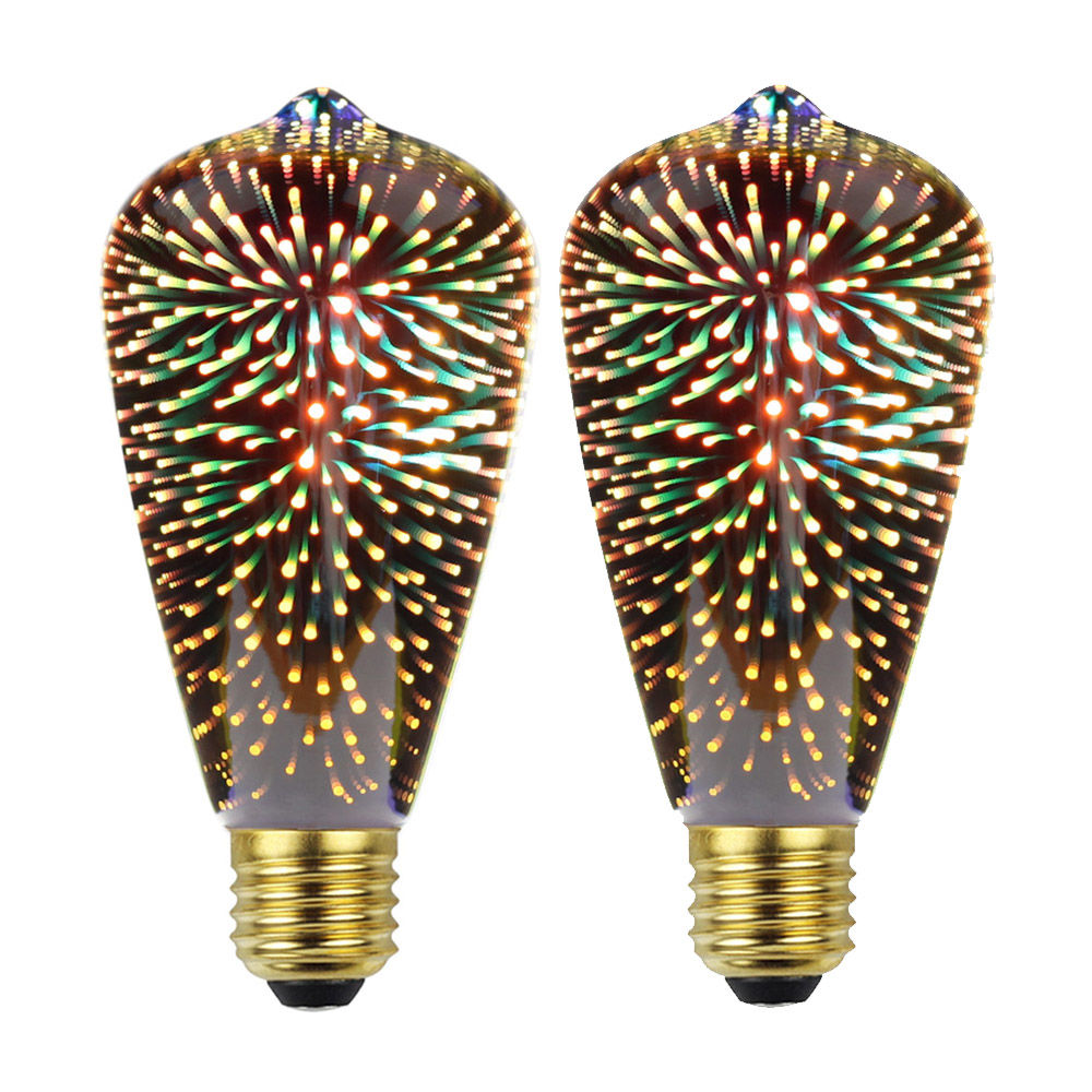 Copper Wire Vintage Edison Led Bulb G95(g30) Starry Sky - Temu