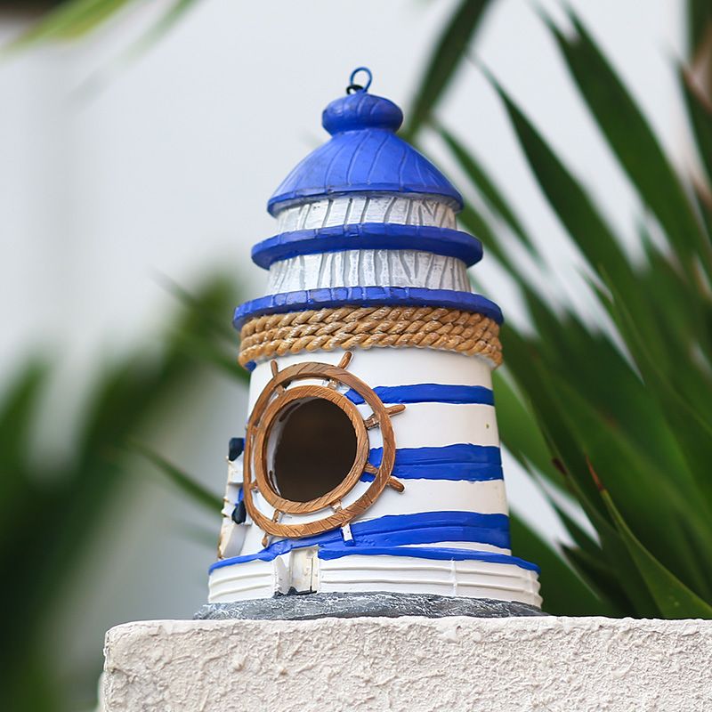 Window Birdhouse Hummingbirds House Lighthouse Resin Temu