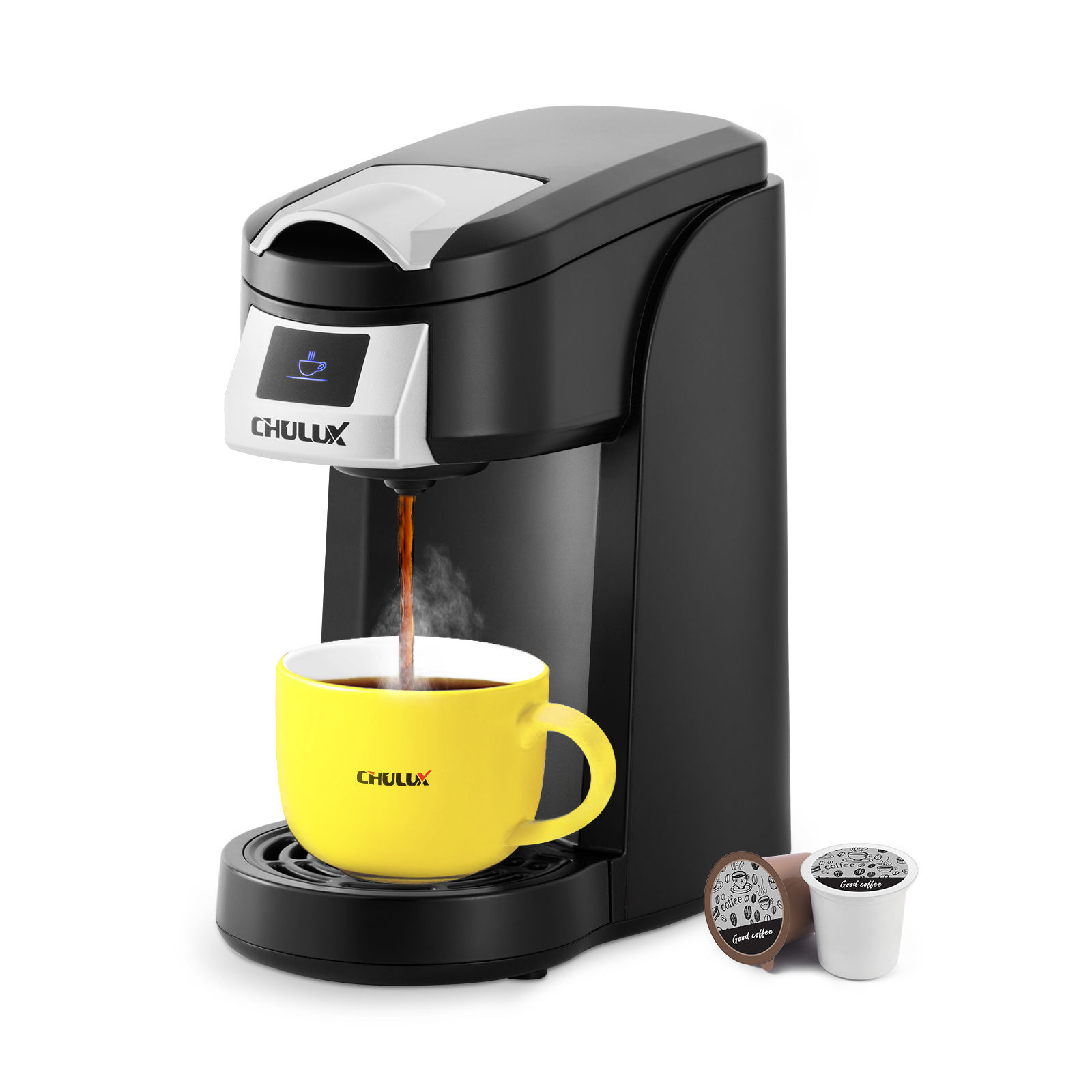 CHULUX Single Serve Coffee Maker KCUP Pod Coffee Brewer in 2023
