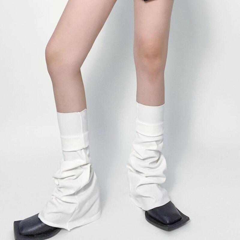 Thermal Knitted Leg Warmer Y2k Flare Leg Knee High Socks - Temu