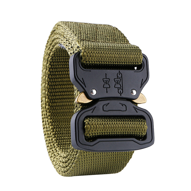 Nylon Tactical Belt Quick Release Buckle Elastic