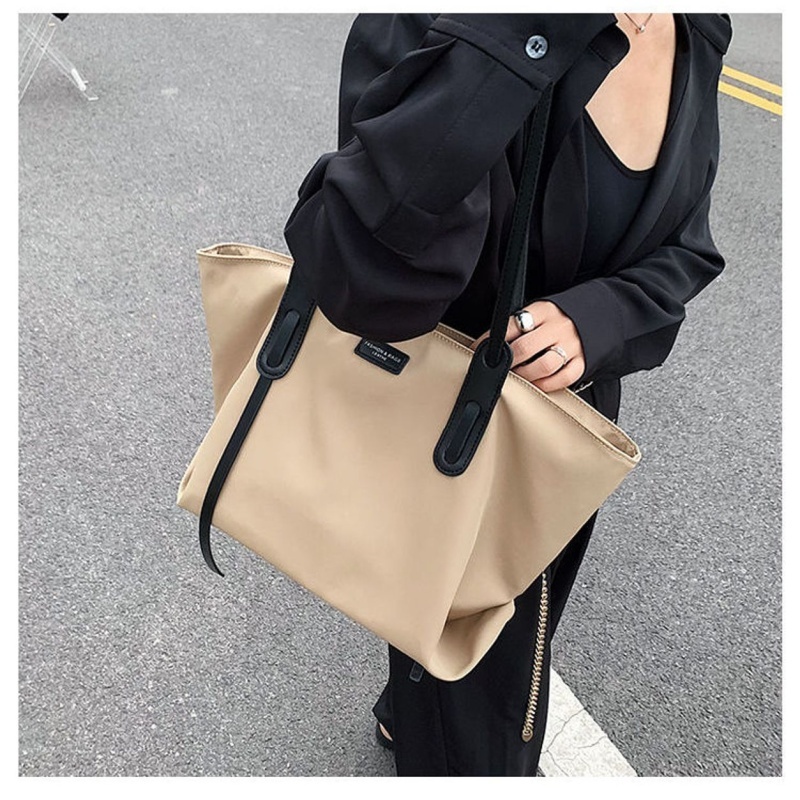Plaid Embossed Canvas Tote Bag, Letter Patch Decor Shoulder Bag, Fashion  Large Capacity Handbag For Women - Temu United Arab Emirates