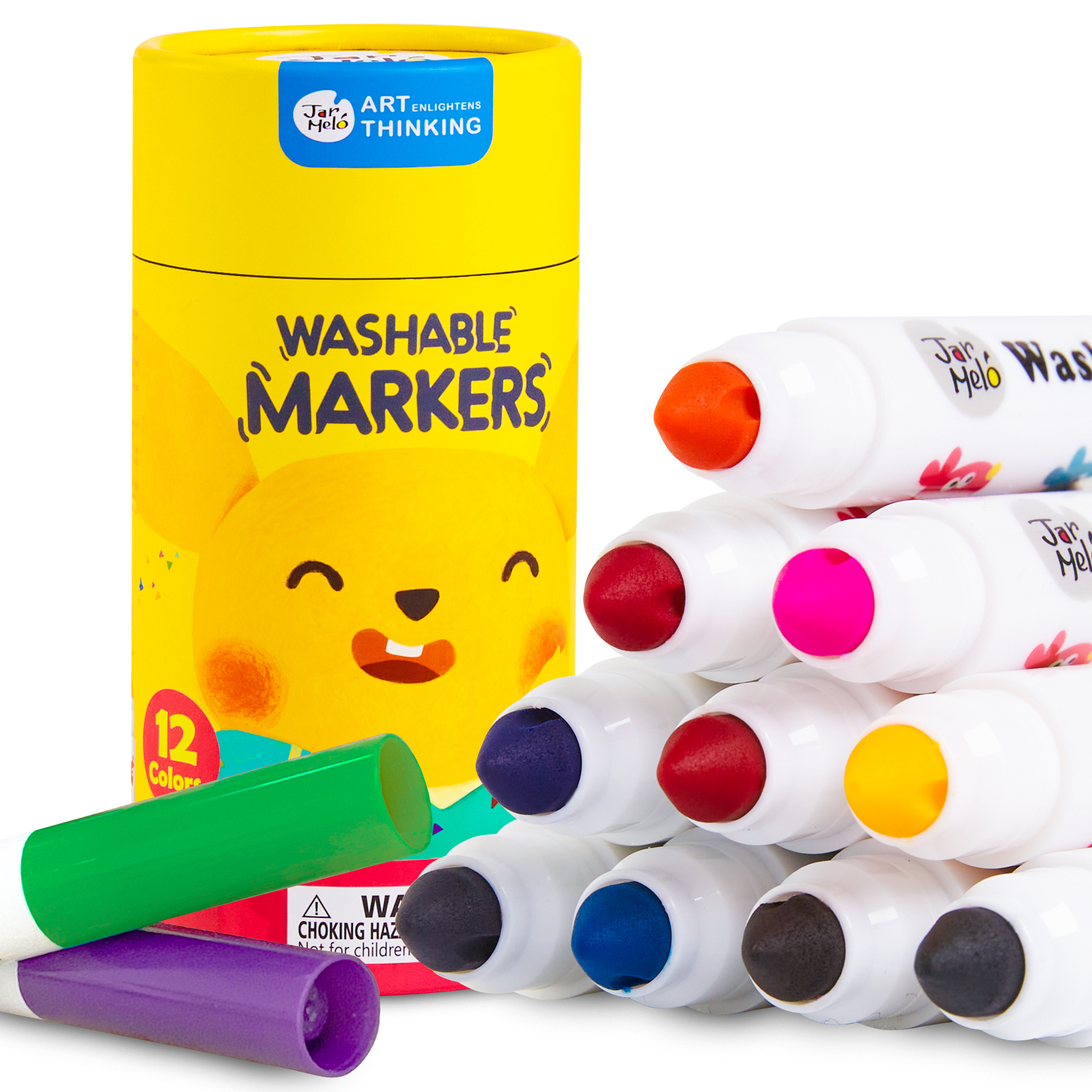  Washable Markers Set, Gift for Kids, 36 Colors Marker Pen Set, ages 2-4,4-8 years : Toys & Games