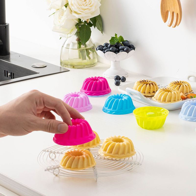 Cake Mold Silicone Round Color Washed Silicone Mold Dessert Oven Baking  Utensils - Temu