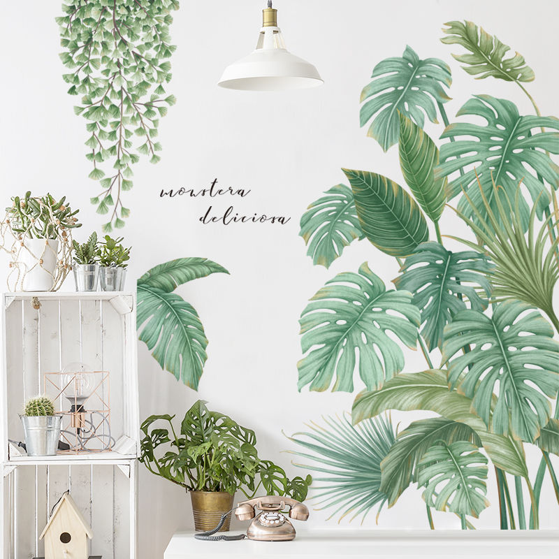 

Transform Your Home With These Adorable Monstera Plant Wall Stickers - 11.8''*35.4''