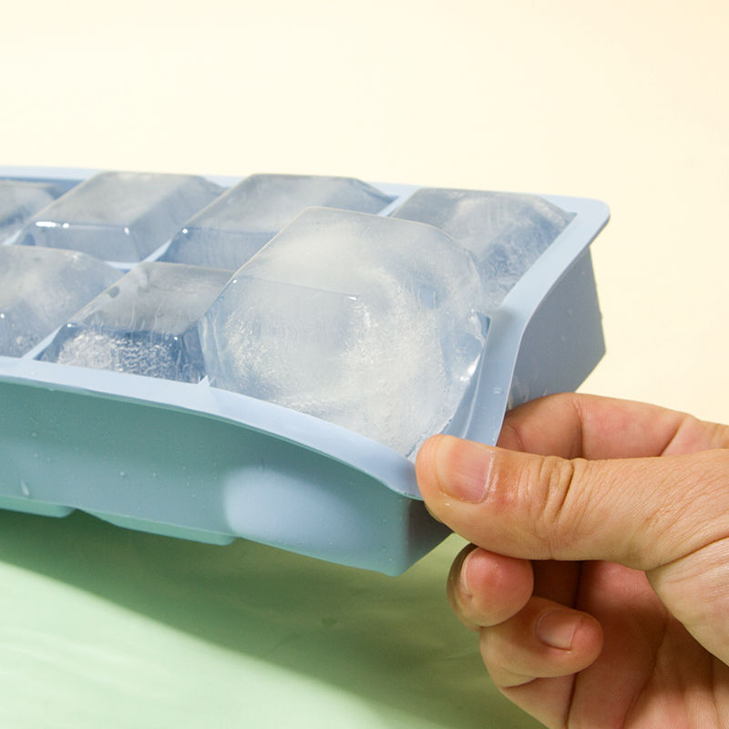 Ice Cube Mold, Silicone Ice Tray, Large Block Ice Box, Speed With Cover  Creative Home Bar, Homemade Square Spherical Frozen Ice Mold, Summer  Essential - Temu
