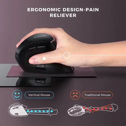 Wireless Vertical Mouse - Temu