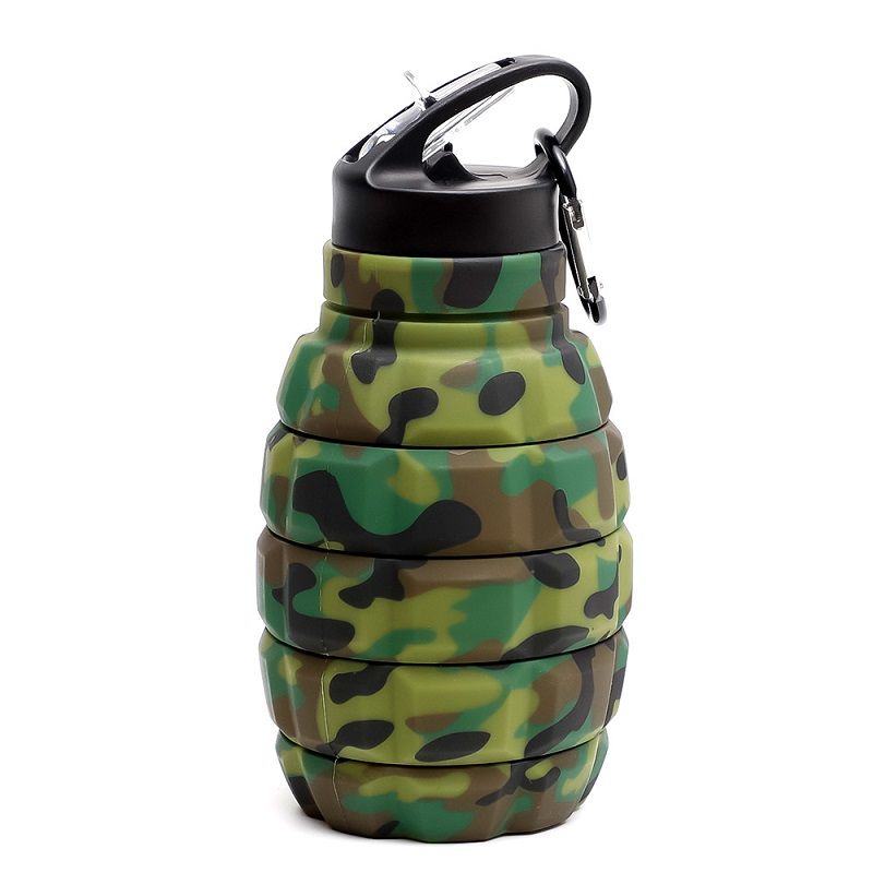 1pc 600ml/20.3oz Creative Grenade Shaped Water Bottle, Funny Leakproof  Water Cup, Suitable For Outdoor Sports, Fitness