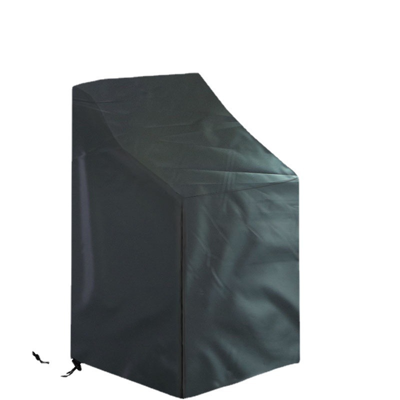 

1pc Couverture de meubles de jardin en plein air étanche à la poussière et au soleil Couverture de chaise de jardin Couverture de meubles en plein air noir en tissu Oxford 210D