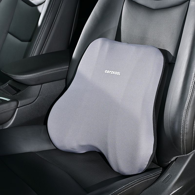 2022 Car Neck Massage Pillow Lumbar Support Cushion Auto Seat Travel Relax  Head Waist Support Memory
