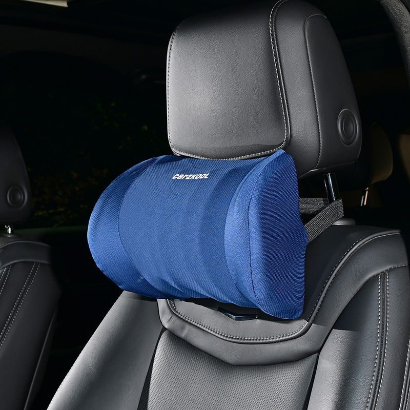 Memory Foam Car Neck Pillow Protective Lumbar Back Support Breathable Car  Headrest Cushion Relieve Stress Car Seat Pillow - AliExpress