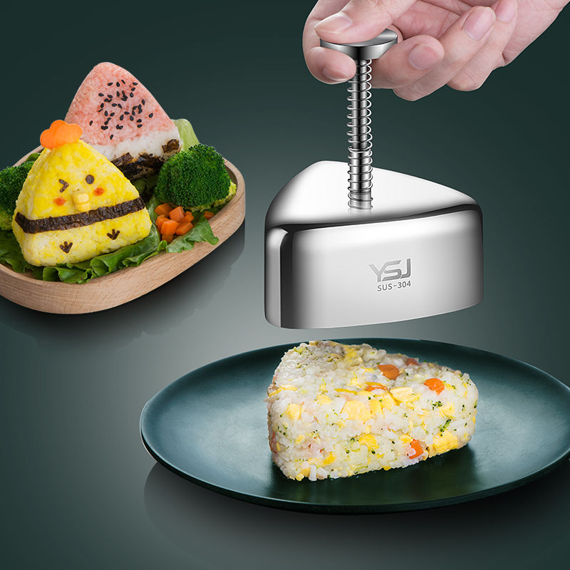 1 Set Onigiri Rice Ball Bento Press Maker Mold Triangle Form Mold Sushi  Maker