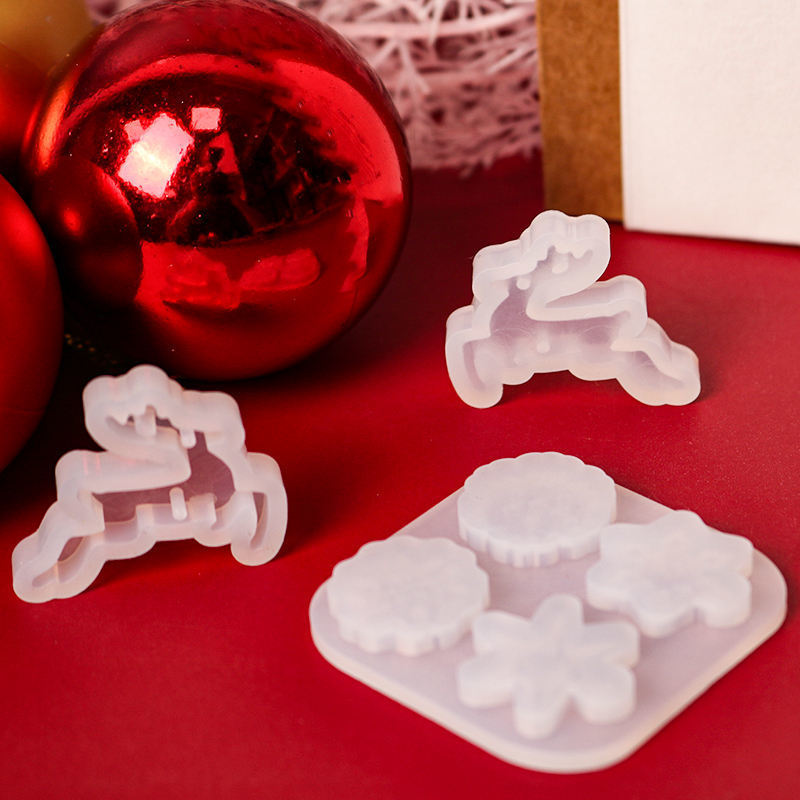 Silicone Mold // Miniature Snowflake Christmas Cookie Mold for 1:6
