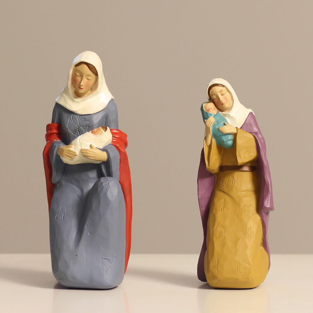 Jungfrau Maria Statue, Katholische Heilige Jungfrau Maria Statuen,  Katholische Geschenkharz Jungfrau Maria Figuren, Geeignet für religiöse und  häusliche Dekoration, Gr