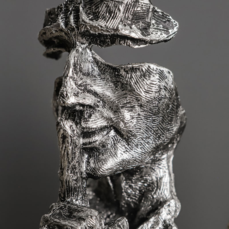 1 Pieza De Adorno De Decoración De Hombre Reversible, Figurita De Arte  Abstracto Creativo, Objetos Decorativos Modernos, Esculturas De Resina Para  El