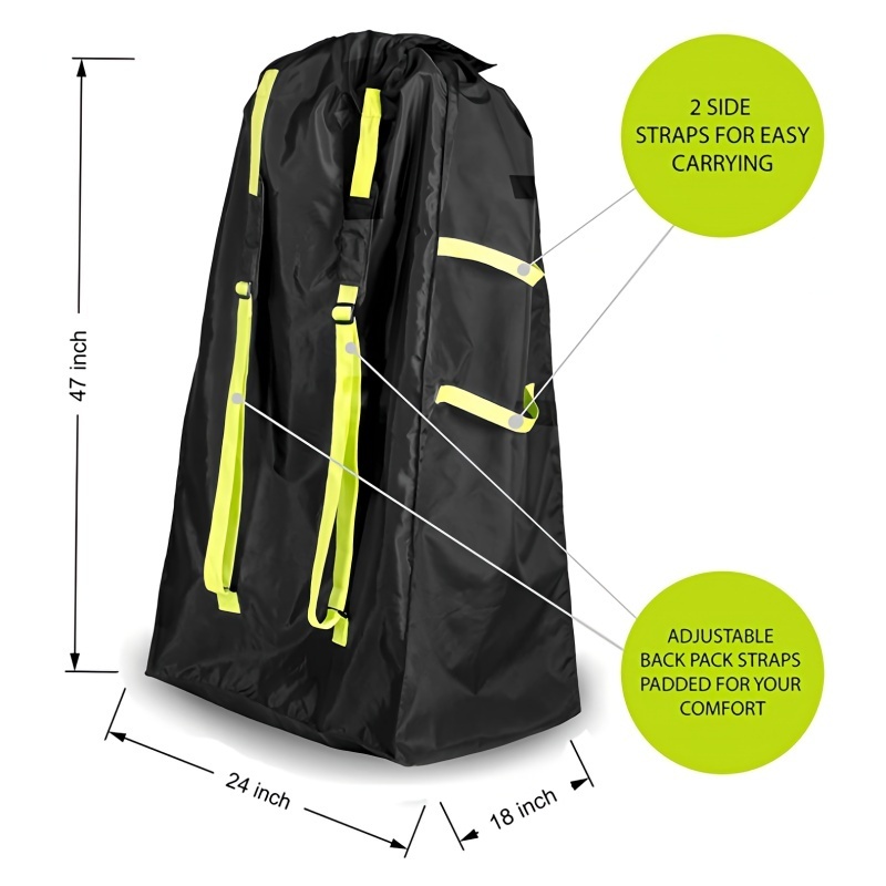 Image of Stroller Storage Bag, Foldable Stroller Organizer Backpack, Clothes And Quilt Storage Bag