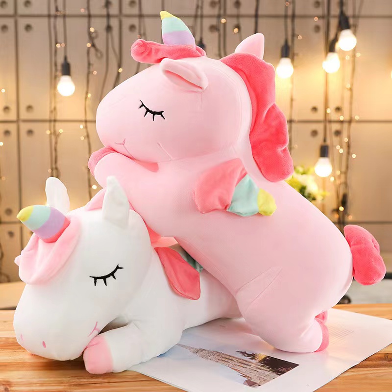 sleeping unicorn soft toy