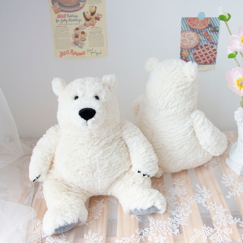 Cute Polar Bear Plush Toy 2023 Christmas Party Decor Soft Plush