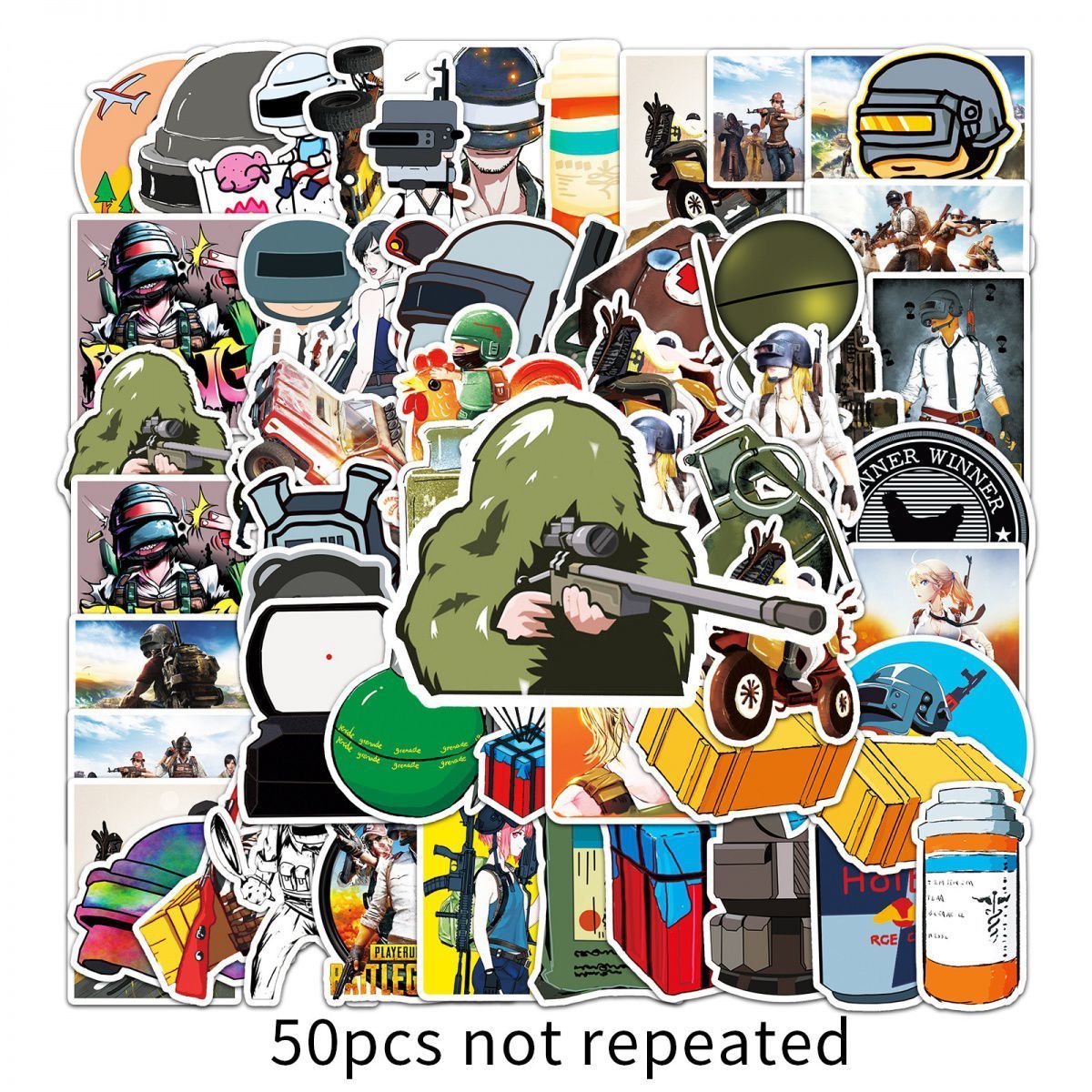 50pcs Cartoon Survival Game Stickers Waterproof Motorcycle Stickers Decals  For Car Laptop Luggage Water Bottle Skateboard Wall Decor Accessories -  Automotive - Temu