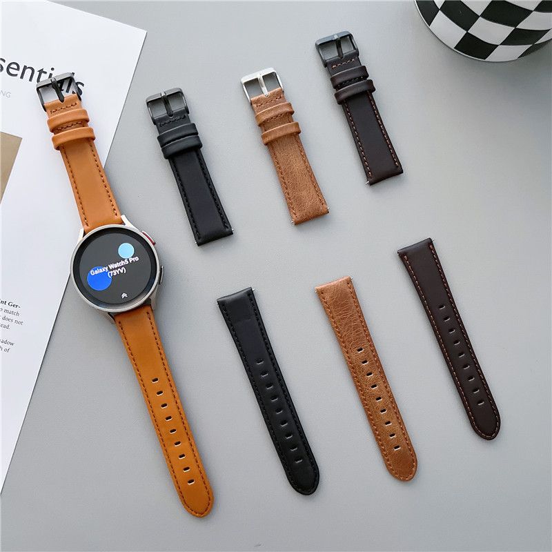 Correa de repuesto para reloj inteligente Amazfit GTS 2 Mini, suave,  clásica, de piel auténtica, compatible con Amazfit GTS 2 Mini/GTS 2  Smartwatch